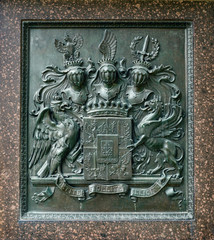 Bronze Denkmal am Bebelplatz in Berlin