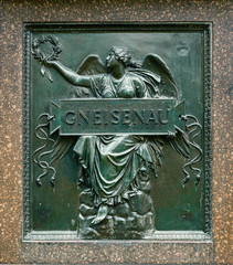 Bronze Denkmal am Bebelplatz in Berlin