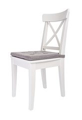 Wooden  chair isolated on white background