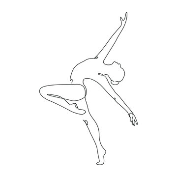 4,599 BEST Dancer Line Drawing IMAGES, STOCK PHOTOS & VECTORS | Adobe Stock