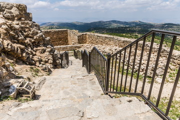 Ajloun Castle (Qalʻat ar-Rabad), is a 12th-century Muslim castle situated in northwestern Jordan. It was built by the Ayyubids in the 12th century and enlarged by the Mamluks in the 13th.