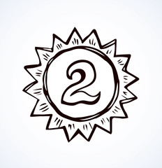 Medal. Vector drawing