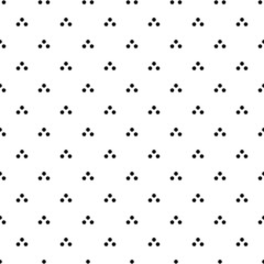 Seamless symmetric pattern with little circles and dots on white. Decorative wallpaper, good for printing.