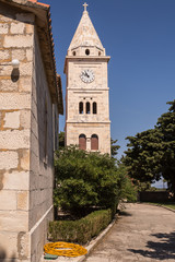 Fototapeta na wymiar St. George church in Primosten, Croatia