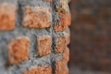 details of a brick wall