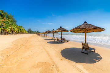 Summer coastal beach view in Zhanjiang, Guangdong Province, China