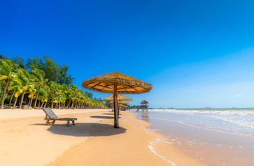 Summer coastal beach view in Zhanjiang, Guangdong Province, China