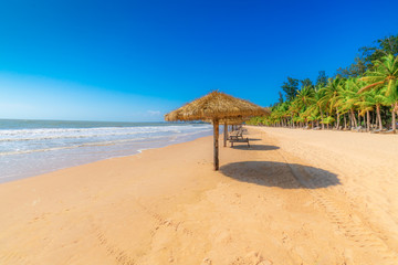Summer coastal beach view in Zhanjiang, Guangdong Province, China
