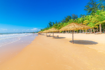 Summer coastal beach view in Zhanjiang, Guangdong Province, China