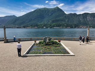 neighborhood Of Villa Melzi In Bellagio At The Famous Italian Lake Como, lake view