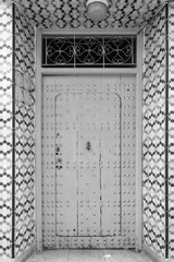Old doors in old Moroccan city