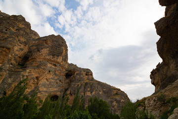 Fototapeta premium view of a canyon (tohma canyon) in Turkey