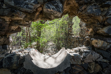 walking around Lagun , Curacao, Caribbean 