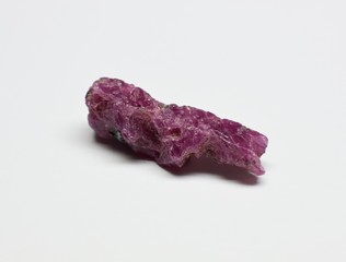 Ruby from Kenya raw gemstone crystal