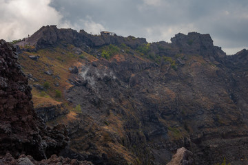 crater of vesuvius