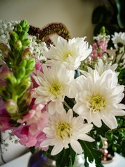 bouquet of white flowers
