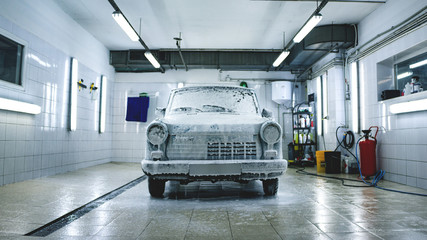 Car washing active foam