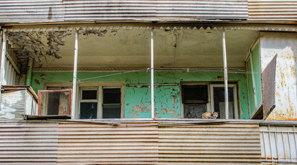 NAGORNIY KARABAKH - OCTOBER 14, 2012: Shusha destroyed buildings