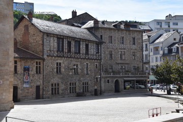 Cloître, cathédrale, Tulle, centre ville