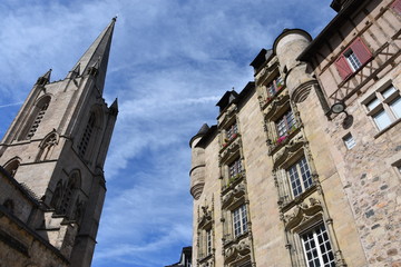 Cloître, cathédrale, Tulle, centre ville