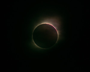 solar eclipse cromosphere of the sun