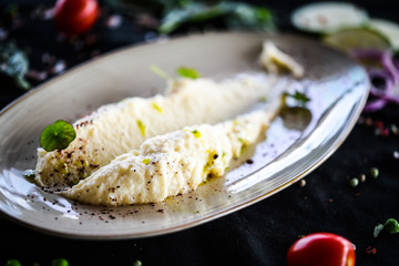 fresh celery puree with home made butter 