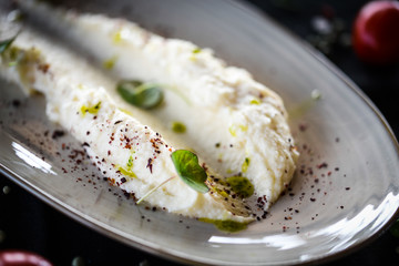 fresh celery puree with home made butter 