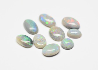 Opal from Australia cabochon cut gemstones