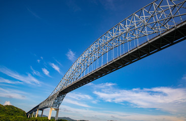 The bridge of the americas is a road bridge which spans the pacific entrance to the panama canal
