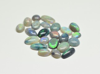 Opal from Australia cabochon cut gemstones