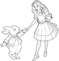 Alice et Lapin
