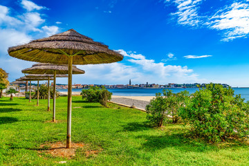 Strand Porec, Istrien, Kroatien