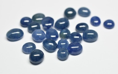 Blue Sapphire cabochon cut Afghanistan