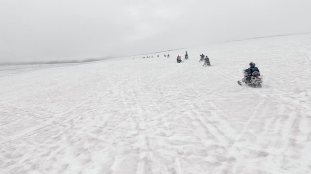 Snowmobile Tour in Iceland