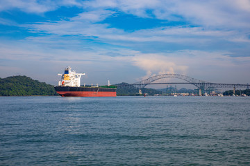 the bridge of the americas is a road bridge which spans the pacific entrance to the panama canal