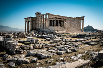 Fototapeta na wymiar Acrópolis de Atenas