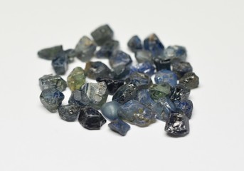Sapphire natural raw gemstones