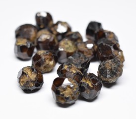 Grossular Garnet raw gemstones