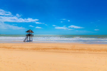 Summer coastal beach view in Zhanjiang, Guangdong Province, China
