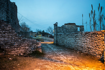 View of the old town of Berat.