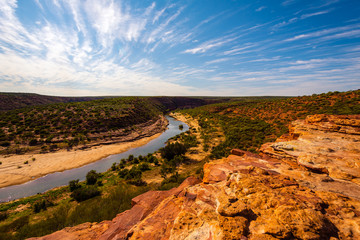 river in the mountains