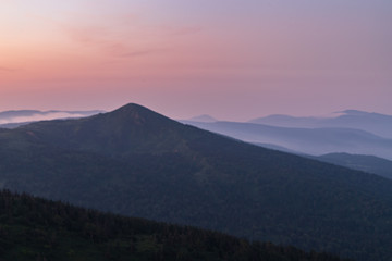 Hachimantai in the early summer morning