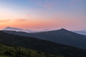Hachimantai in the early summer morning