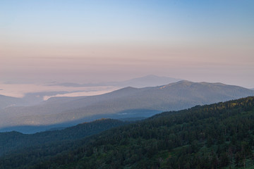 Hachimantai in the early summer morning