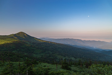 Hachimantai in the early summer morning