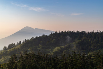 Hachimantai in the early summer morning