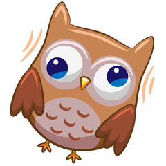 owl vector graphic clipart design