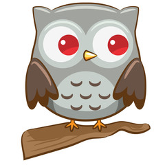 owl vector graphic clipart design