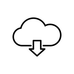 download - downloading icon vector design template