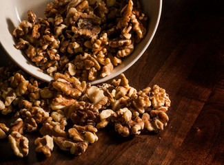walnuts in a bowl